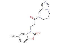 3-[3-(6,7-dihydro-5H-imidazo[1,5-a][1,4]diazepin-8(9H)-yl)-3-oxopropyl]-5-methyl-1,3-benzoxazol-2(3H)-one