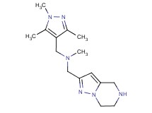 N-methyl-1-(4,5,6,7-tetrahydropyrazolo[1,5-a]pyrazin-2-yl)-N-[(1,3,5-trimethyl-1H-pyrazol-4-yl)methyl]methanamine