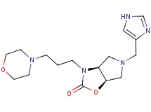 (3aS*,6aR*)-5-(1H-imidazol-4-ylmethyl)-3-(3-morpholin-4-ylpropyl)hexahydro-2H-pyrrolo[3,4-d][1,3]oxazol-2-one