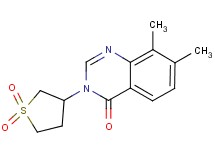 3-(1,1-dioxidotetrahydro-3-thienyl)-7,8-dimethylquinazolin-4(3H)-one