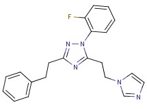 1-(2-fluorophenyl)-5-[2-(1H-imidazol-1-yl)ethyl]-3-(2-phenylethyl)-1H-1,2,4-triazole