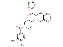 N-{1-[1-(3,4-dimethylbenzoyl)-4-piperidinyl]-2-phenylethyl}-N-methyl-2-thiophenecarboxamide