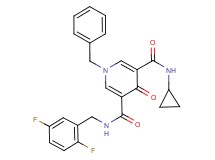 1-benzyl-N-cyclopropyl-N'-(2,5-difluorobenzyl)-4-oxo-1,4-dihydro-3,5-pyridinedicarboxamide