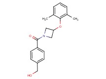 (4-{[3-(2,6-dimethylphenoxy)-1-azetidinyl]carbonyl}phenyl)methanol
