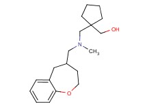 (1-{[methyl(2,3,4,5-tetrahydro-1-benzoxepin-4-ylmethyl)amino]methyl}cyclopentyl)methanol