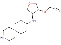 N-[rel-(3S,4R)-4-ethoxytetrahydro-3-furanyl]-3-azaspiro[5.5]undecan-9-amine dihydrochloride