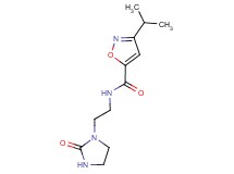 3-isopropyl-N-[2-(2-oxo-1-imidazolidinyl)ethyl]-5-isoxazolecarboxamide