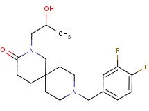 9-(3,4-difluorobenzyl)-2-(2-hydroxypropyl)-2,9-diazaspiro[5.5]undecan-3-one
