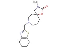 3-methyl-8-(4,5,6,7-tetrahydro-1,3-benzothiazol-2-ylmethyl)-1-oxa-3,8-diazaspiro[4.6]undecan-2-one
