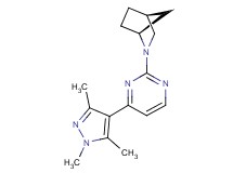 (1S*,4S*)-2-[4-(1,3,5-trimethyl-1H-pyrazol-4-yl)-2-pyrimidinyl]-2-azabicyclo[2.2.1]heptane