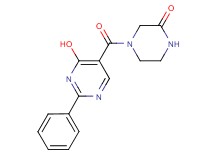 4-[(4-hydroxy-2-phenylpyrimidin-5-yl)carbonyl]piperazin-2-one