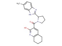 3-{[2-(6-methyl-1H-benzimidazol-2-yl)-1-pyrrolidinyl]carbonyl}-5,6,7,8-tetrahydro-2-quinolinol