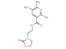 2-hydroxy-5,6-dimethyl-N-[2-(2-oxo-1,3-oxazolidin-3-yl)ethyl]nicotinamide