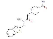 1-{2-[(1-benzothien-2-ylmethyl)(methyl)amino]-2-oxoethyl}-4-piperidinecarboxamide