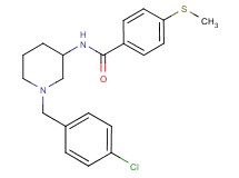 N-[1-(4-chlorobenzyl)-3-piperidinyl]-4-(methylthio)benzamide
