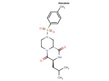 (3S,9aR)-3-isobutyl-8-[(4-methylphenyl)sulfonyl]tetrahydro-2H-pyrazino[1,2-a]pyrazine-1,4(3H,6H)-dione