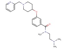 N-[2-(dimethylamino)ethyl]-N-methyl-3-{[1-(2-pyridinylmethyl)-4-piperidinyl]oxy}benzamide