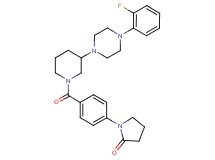 1-[4-({3-[4-(2-fluorophenyl)-1-piperazinyl]-1-piperidinyl}carbonyl)phenyl]-2-pyrrolidinone