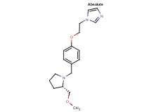 1-[2-(4-{[(2S)-2-(methoxymethyl)pyrrolidin-1-yl]methyl}phenoxy)ethyl]-1H-imidazole