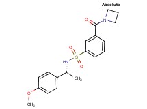 3-(azetidin-1-ylcarbonyl)-N-[(1R)-1-(4-methoxyphenyl)ethyl]benzenesulfonamide