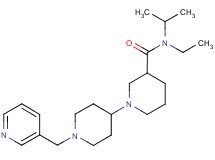 N-ethyl-N-isopropyl-1'-(pyridin-3-ylmethyl)-1,4'-bipiperidine-3-carboxamide