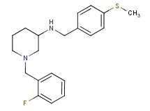 1-(2-fluorobenzyl)-N-[4-(methylthio)benzyl]-3-piperidinamine