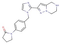 1-(4-{[2-(4,5,6,7-tetrahydropyrazolo[1,5-a]pyrazin-2-yl)-1H-imidazol-1-yl]methyl}phenyl)-2-pyrrolidinone dihydrochloride