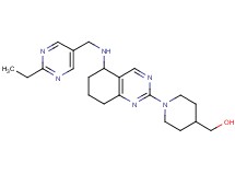 [1-(5-{[(2-ethyl-5-pyrimidinyl)methyl]amino}-5,6,7,8-tetrahydro-2-quinazolinyl)-4-piperidinyl]methanol