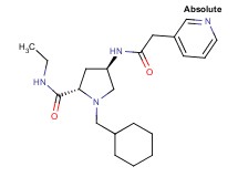 (4R)-1-(cyclohexylmethyl)-N-ethyl-4-[(pyridin-3-ylacetyl)amino]-L-prolinamide