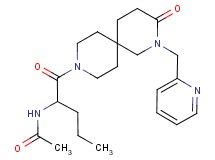 N-(1-{[3-oxo-2-(pyridin-2-ylmethyl)-2,9-diazaspiro[5.5]undec-9-yl]carbonyl}butyl)acetamide