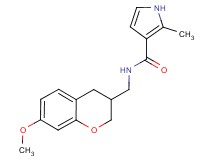 N-[(7-methoxy-3,4-dihydro-2H-chromen-3-yl)methyl]-2-methyl-1H-pyrrole-3-carboxamide