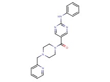 N-phenyl-5-{[4-(2-pyridinylmethyl)-1-piperazinyl]carbonyl}-2-pyrimidinamine