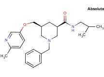 (3R,5S)-1-benzyl-N-isobutyl-5-{[(6-methyl-3-pyridinyl)oxy]methyl}-3-piperidinecarboxamide
