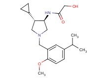N-[rel-(3R,4S)-4-cyclopropyl-1-(5-isopropyl-2-methoxybenzyl)-3-pyrrolidinyl]-2-hydroxyacetamide hydrochloride