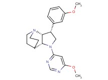 (3R*,3aR*,7aR*)-3-(3-methoxyphenyl)-1-(6-methoxypyrimidin-4-yl)octahydro-4,7-ethanopyrrolo[3,2-b]pyridine