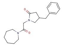 1-(2-azepan-1-yl-2-oxoethyl)-4-benzylpyrrolidin-2-one