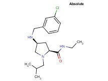 (4S)-4-[(3-chlorobenzyl)amino]-N-ethyl-1-isobutyl-L-prolinamide