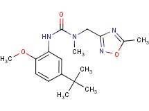 N'-(5-tert-butyl-2-methoxyphenyl)-N-methyl-N-[(5-methyl-1,2,4-oxadiazol-3-yl)methyl]urea