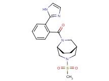 (1R*,5R*)-6-[2-(1H-imidazol-2-yl)benzoyl]-3-(methylsulfonyl)-3,6-diazabicyclo[3.2.2]nonane