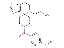 1'-{[2-(methylthio)pyrimidin-5-yl]carbonyl}-5-propyl-1,5,6,7-tetrahydrospiro[imidazo[4,5-c]pyridine-4,4'-piperidine]