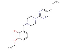 2-ethoxy-6-{[4-(5-propylpyrimidin-2-yl)piperazin-1-yl]methyl}phenol