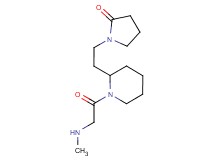 1-{2-[1-(N-methylglycyl)piperidin-2-yl]ethyl}pyrrolidin-2-one