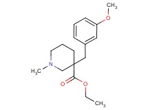 ethyl 3-(3-methoxybenzyl)-1-methyl-3-piperidinecarboxylate