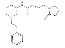 4-(2-oxo-1-pyrrolidinyl)-N-[1-(2-phenylethyl)-3-piperidinyl]butanamide