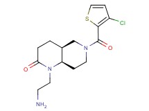 rel-(4aS,8aR)-1-(2-aminoethyl)-6-[(3-chloro-2-thienyl)carbonyl]octahydro-1,6-naphthyridin-2(1H)-one hydrochloride