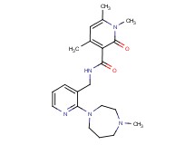 1,4,6-trimethyl-N-{[2-(4-methyl-1,4-diazepan-1-yl)pyridin-3-yl]methyl}-2-oxo-1,2-dihydropyridine-3-carboxamide
