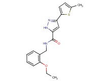 N-(2-ethoxybenzyl)-3-(5-methyl-2-thienyl)-1H-pyrazole-5-carboxamide