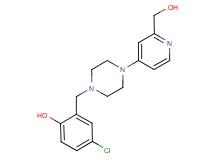 4-chloro-2-({4-[2-(hydroxymethyl)pyridin-4-yl]piperazin-1-yl}methyl)phenol