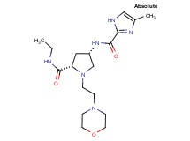 (4S)-N-ethyl-4-{[(4-methyl-1H-imidazol-2-yl)carbonyl]amino}-1-(2-morpholin-4-ylethyl)-L-prolinamide