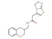 N-(3,4-dihydro-2H-chromen-3-ylmethyl)-2-(5,6-dihydroimidazo[2,1-b][1,3]thiazol-3-yl)acetamide